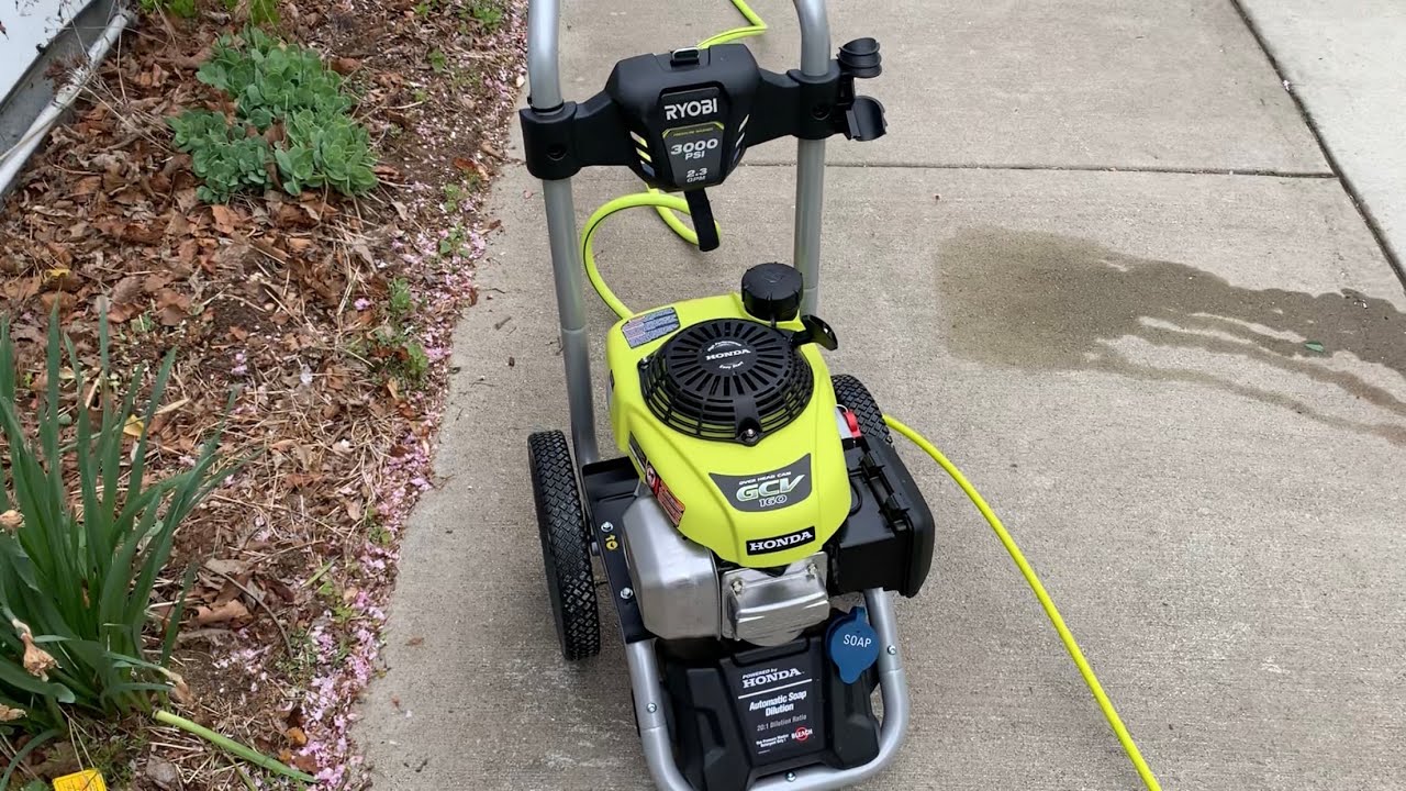 RYOBI 3000 PSI 2.3-GPM Honda Gas Pressure Washer