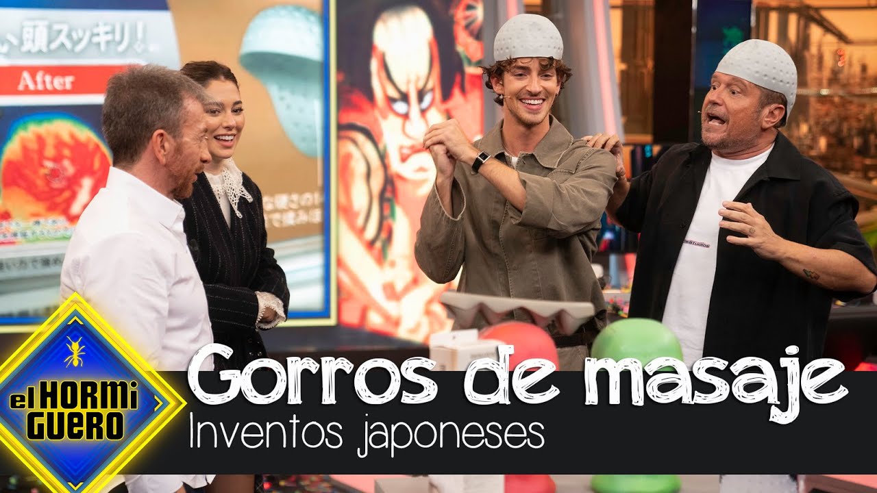 Blanca Suárez y Manu Ríos no dan crédito a los inventos de Japón de El Monaguillo - El Hormiguero