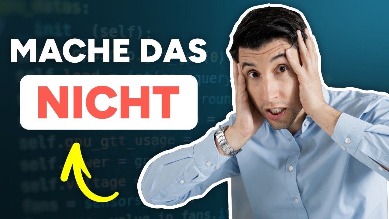 7 Anfängerfehler beim Programmieren lernen