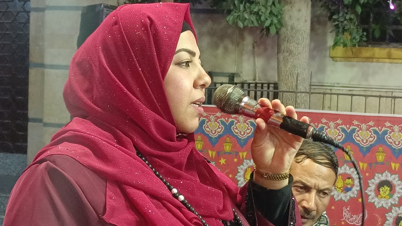الحاجه رشا عبدالكريم من ساحة سيدي عبدالعزيز الحجازي