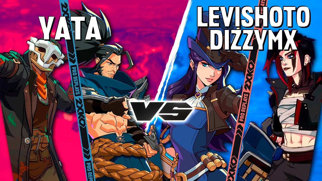 2XKO ▰ YATA (Yasuo-Ekko) vs LEVISHOTO - DIZZYMX (Caitlyn-Vi) ▰ 2XKO Pro level replays