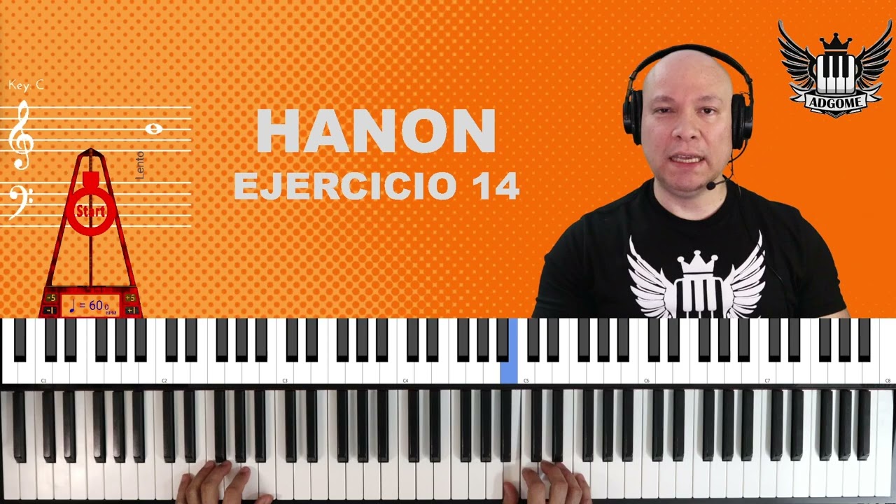 Hanon Piano Ejercicio 14 adgome