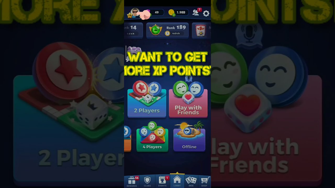 #shorts FREE XP HACK!LUDO STAR 2/LUDO TITAN XP HACK! GET MORE XP IN LUDO TITAN! TIPS AND TRICKS