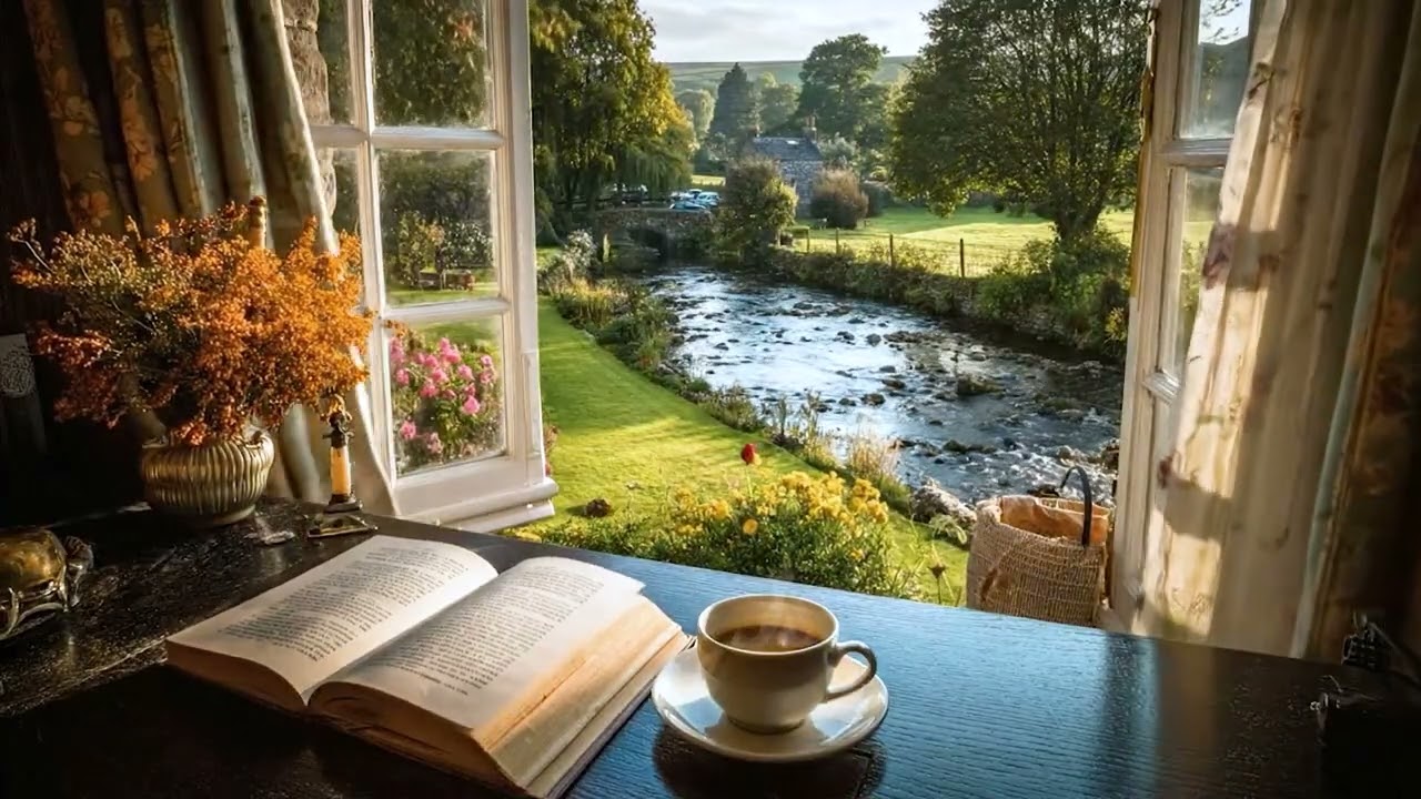 Lakeside Ambiance, Soothing Natural Sounds & Birdsong and Warm Morning Energy.