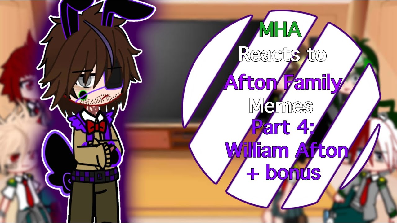 MHA reacts to Afton Family; Part 4: William Afton + bonus || My AU || Credits in description ||