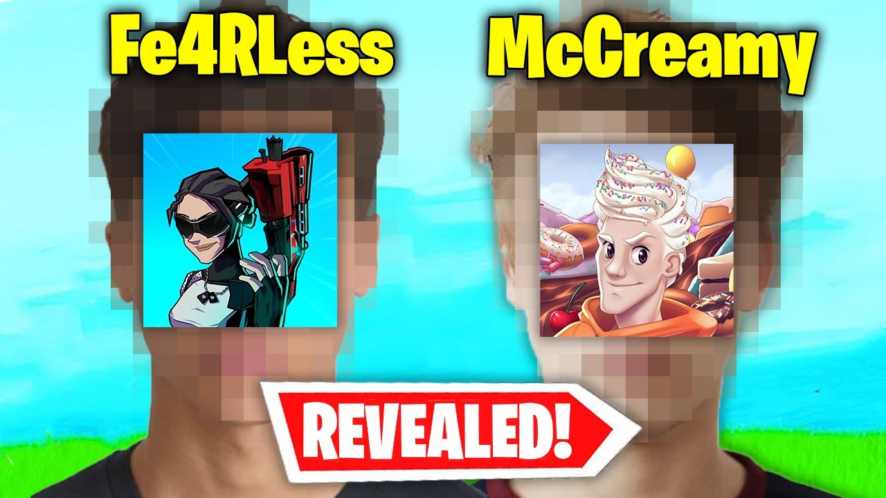 Fortnite Youtubers FACE REVEALS! (McCreamy, Fe4RLess, NoahsNoah)