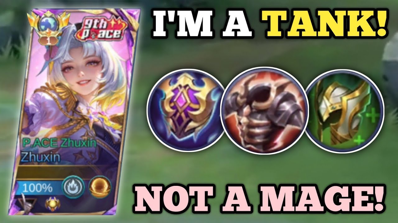 ZHUXIN IS A TANK, NOT A MAGE! (please try!💀) ZHUXIN BEST BUILD -MLBB