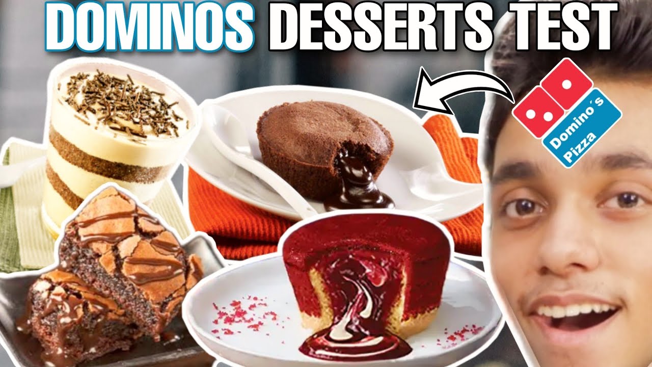 Dominos Desserts Good ? | Red Velvet, Choco Lava Cake, Butterscotch Mouse Cake, | Dominos India,
