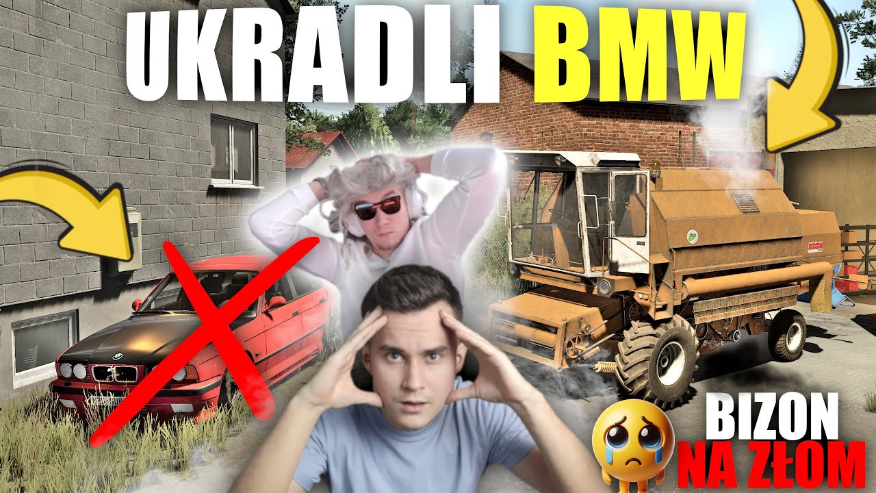 UKRADLI BMW 😭 MAM NAGRANIE Z KAMER 😲 NAJGORSZA DIAGNOZA... 😓 BIZON IDZIE NA ZŁOM 🔵 