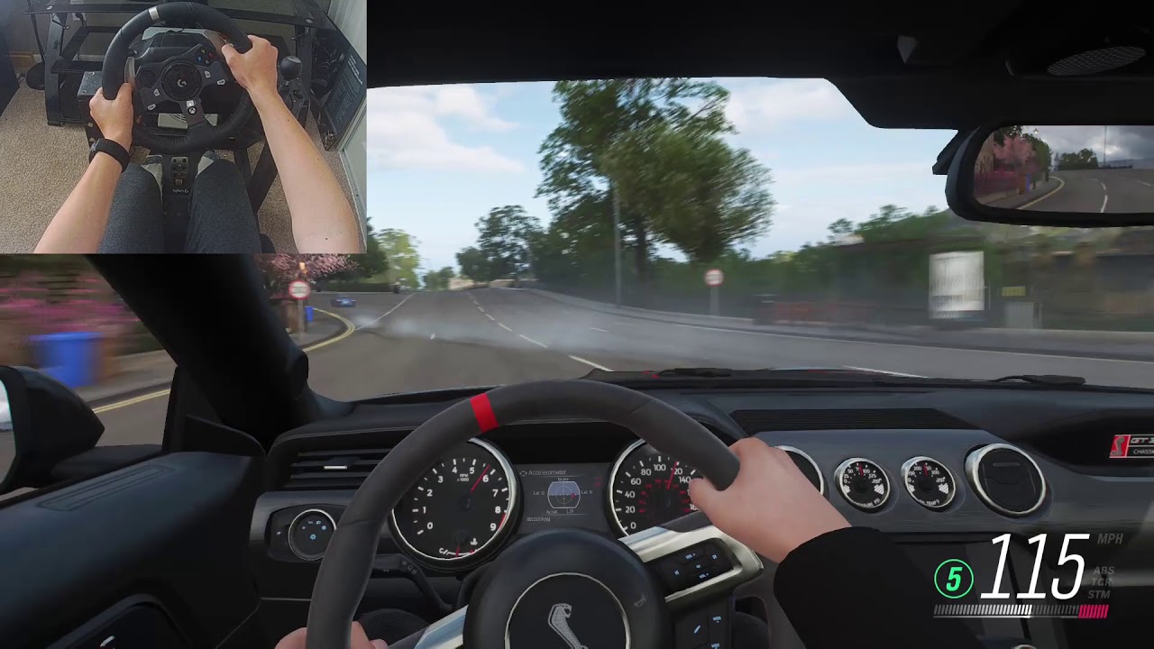 Forza horizon 4 Ford Mustang GT350R First person + Wheel Cam Test Drive