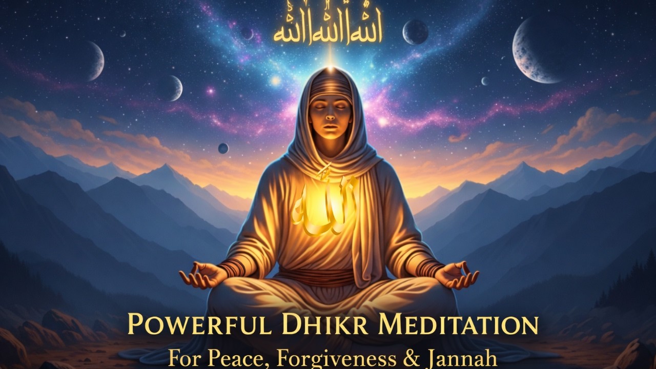 Powerful Dhikr Meditation | Allah Allah | For Peace Forgiveness & Jannah | Sufi Meditation Music