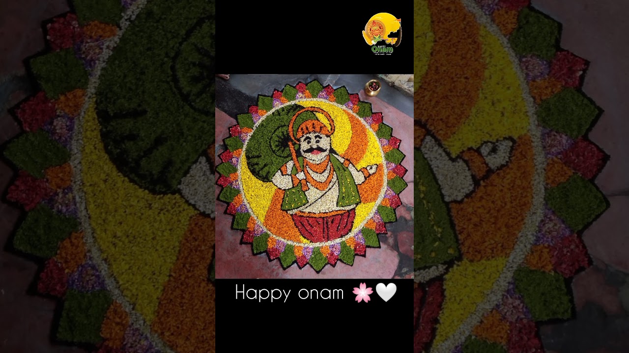 5 pookalam design for onam with theme #onam #pookalam #design #trending #art #viral #onampookalam