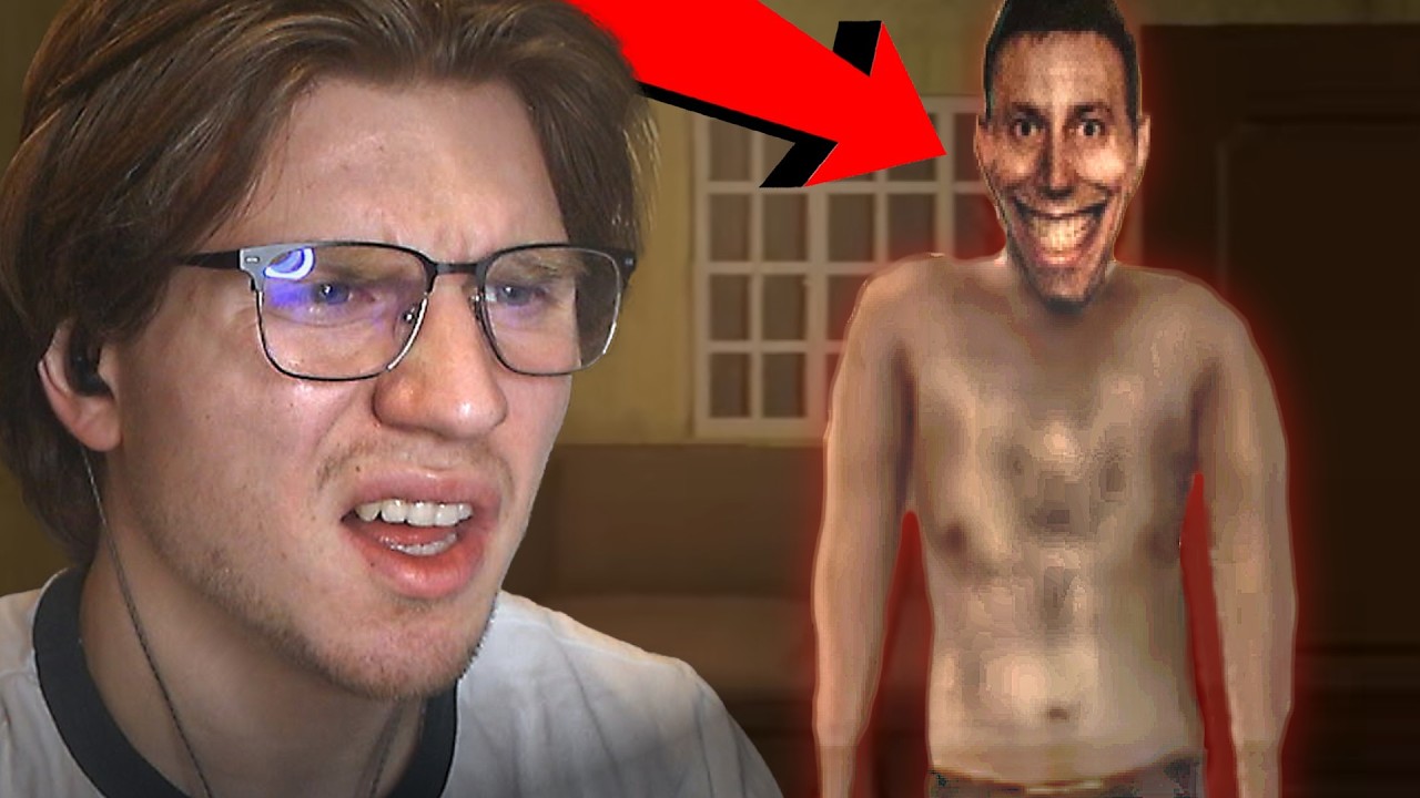 WHY DOES HE LOOK LIKE THAT?! (scary game)