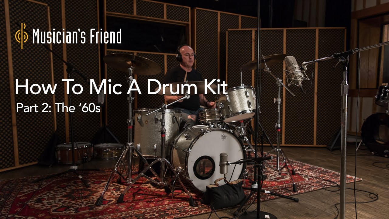 How To Mic a Drum Kit, Part 2: The '60s, Recording With 5 Microphones