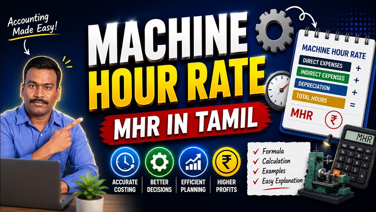 Episode-1: Machine Hour Rate (MHR) in Tamil