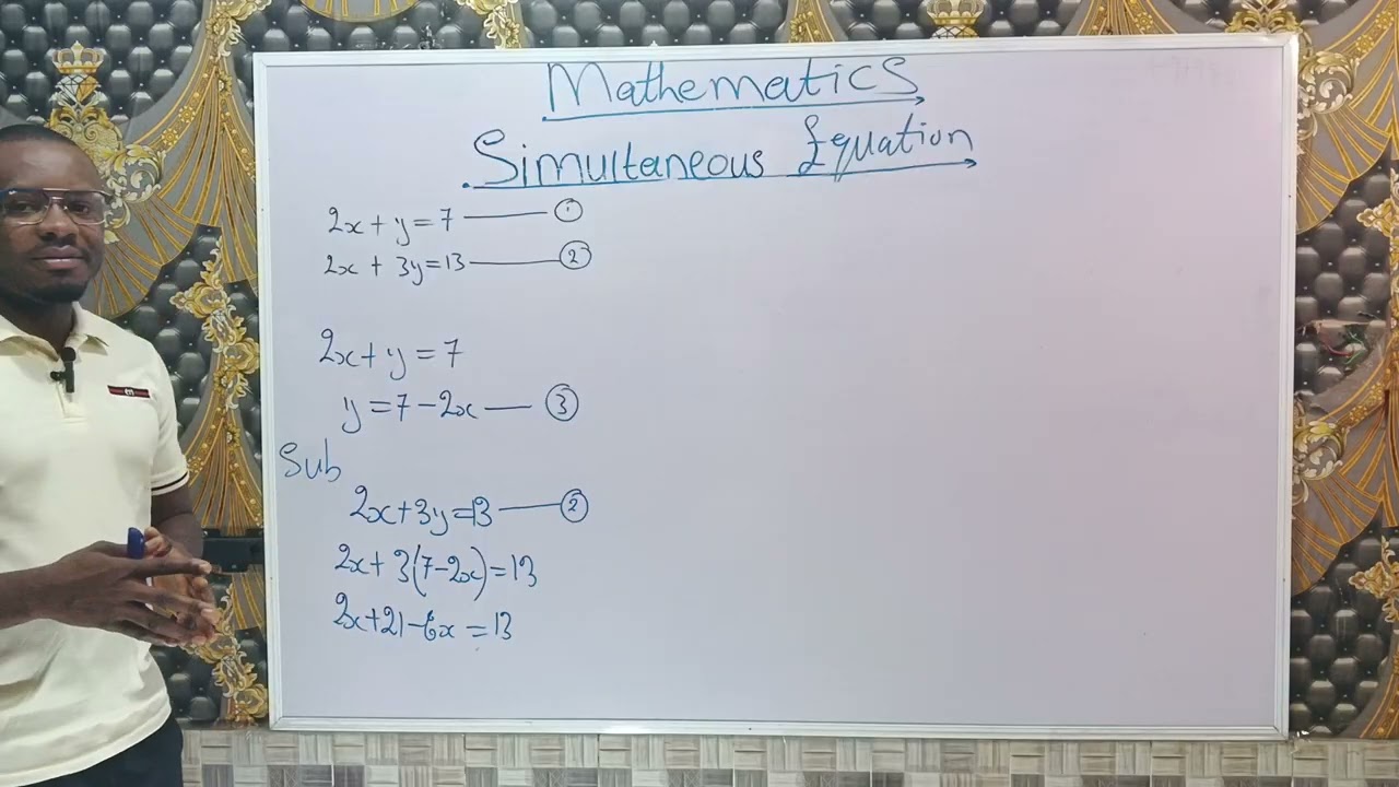 HOW TO SOLVE SIMULTANEOUS EQUATIONS