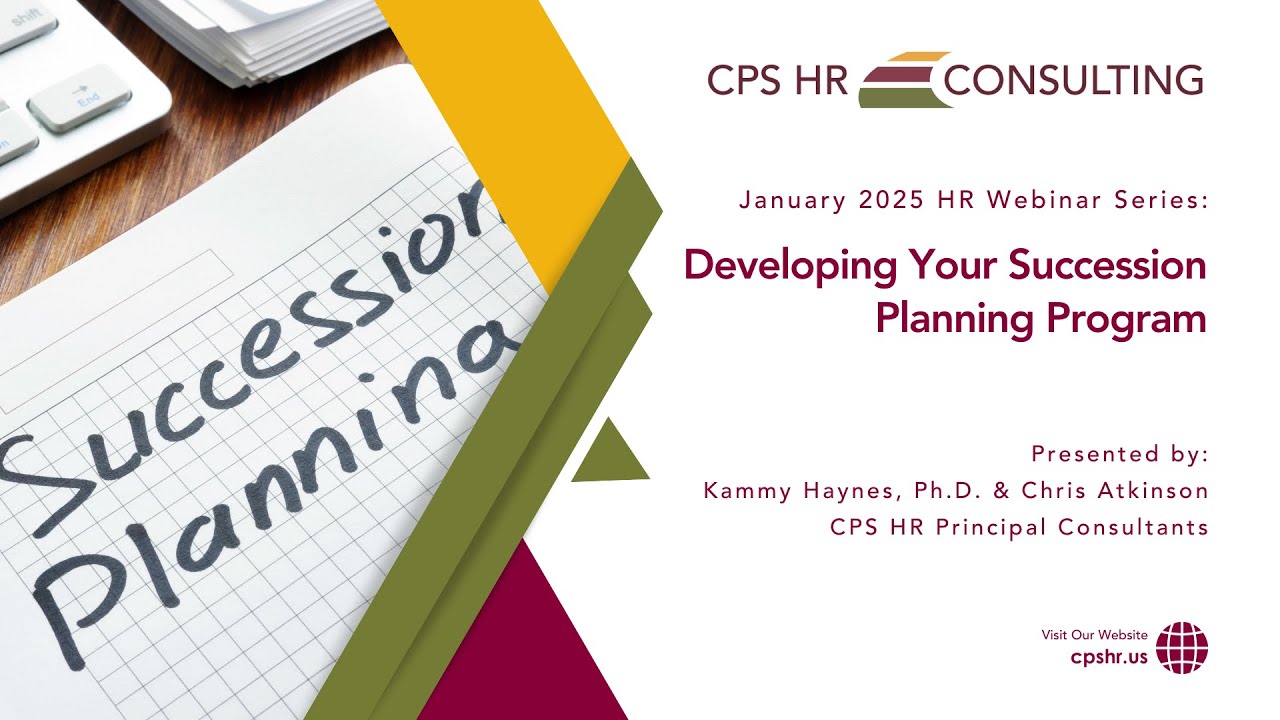 January 2025 HR Webinar Series: Developing Your Succession Planning Strategy