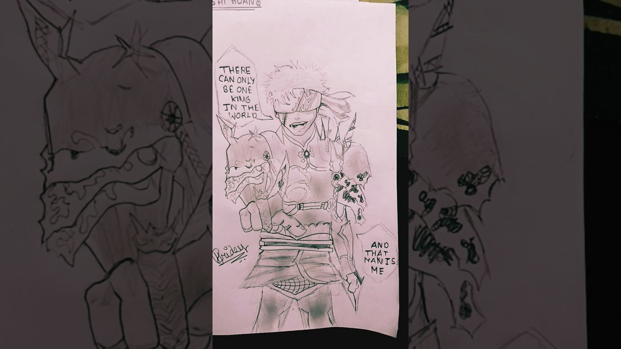 Qin Shi Haung (Record of Ragnarok)Drawing 🔥| 