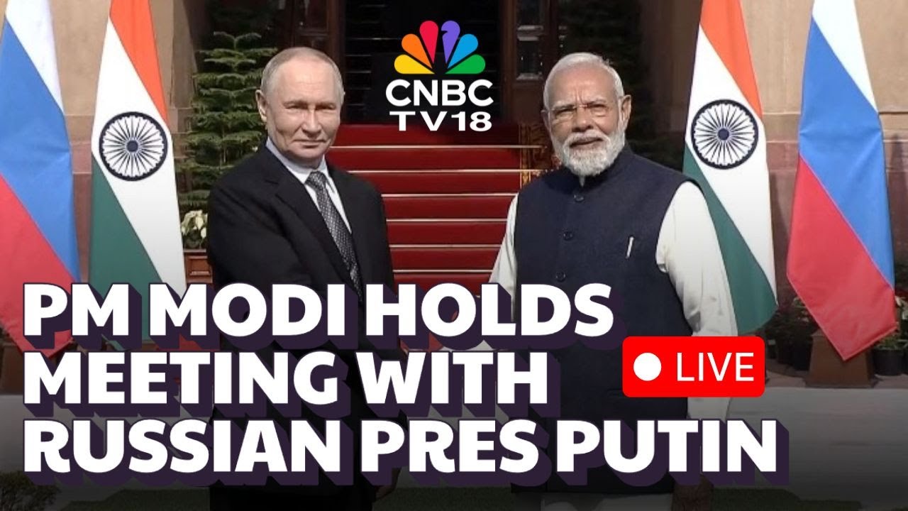 LIVE | PM Modi Meets Russian President Putin At The Hyderabad House For Bilateral Talks | N18L