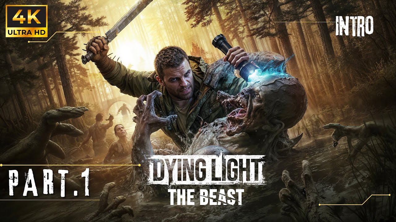 DYING LIGHT THE BEAST Walkthrough Part 1 - Kyle Crane Returns! (FULL GAME 4K)