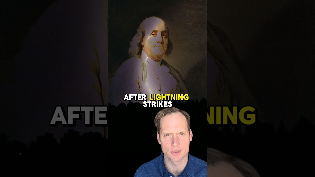 #benjaminfranklin and the #science of #lightning rods #americanhistory #history #drtimshistory