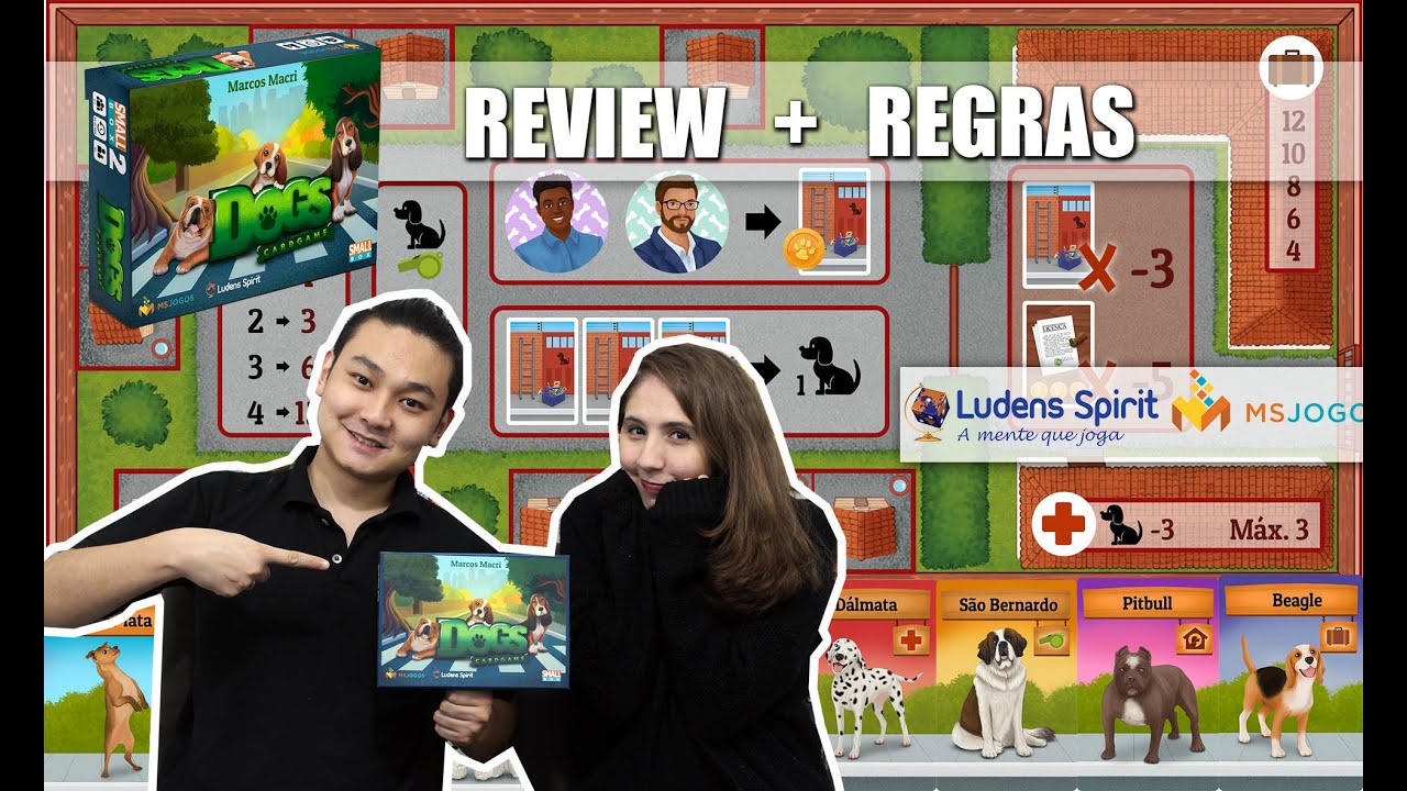 Review + Como Jogar l DOGS Card Game