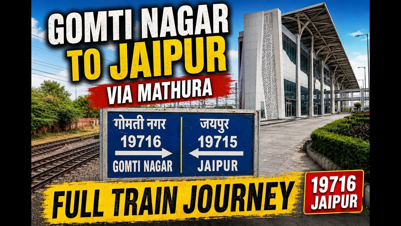 Journey in Gomti Nagar Jaipur Express