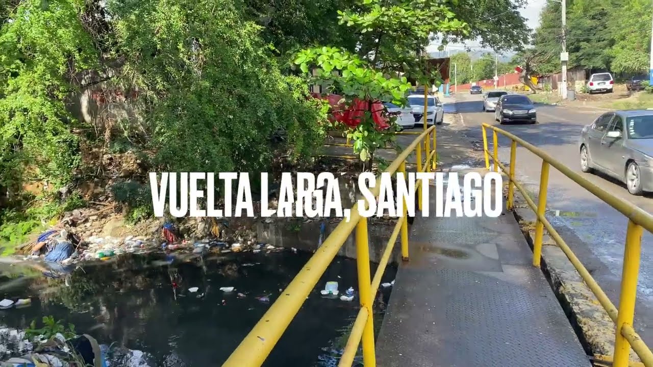 What pollution in Vuelta Larga, Santiago?