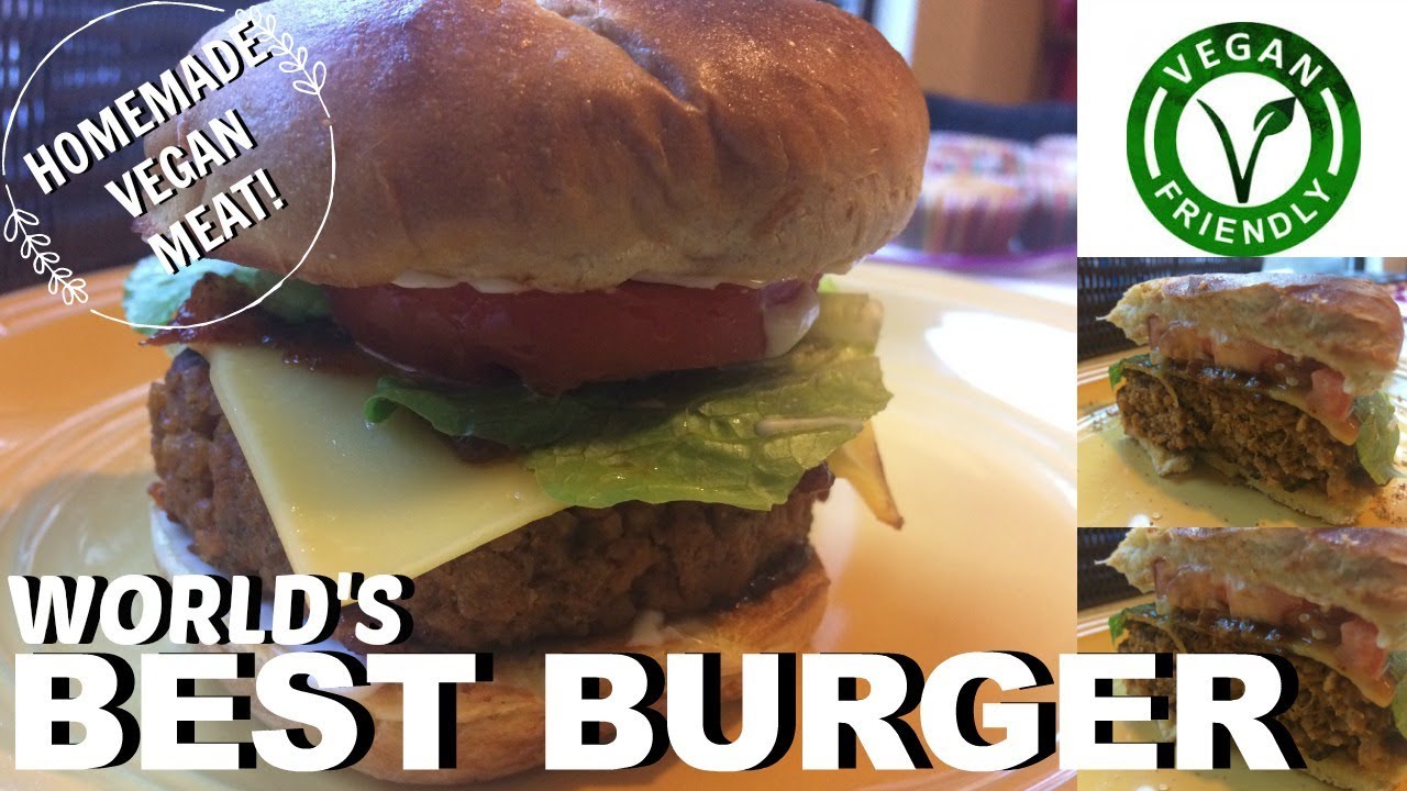 BEST HOMEMADE VEGAN BURGER RECIPE | DIY VEGAN MEAT | TVP RECIPE | #INFINITEBURGERCHALLENGE