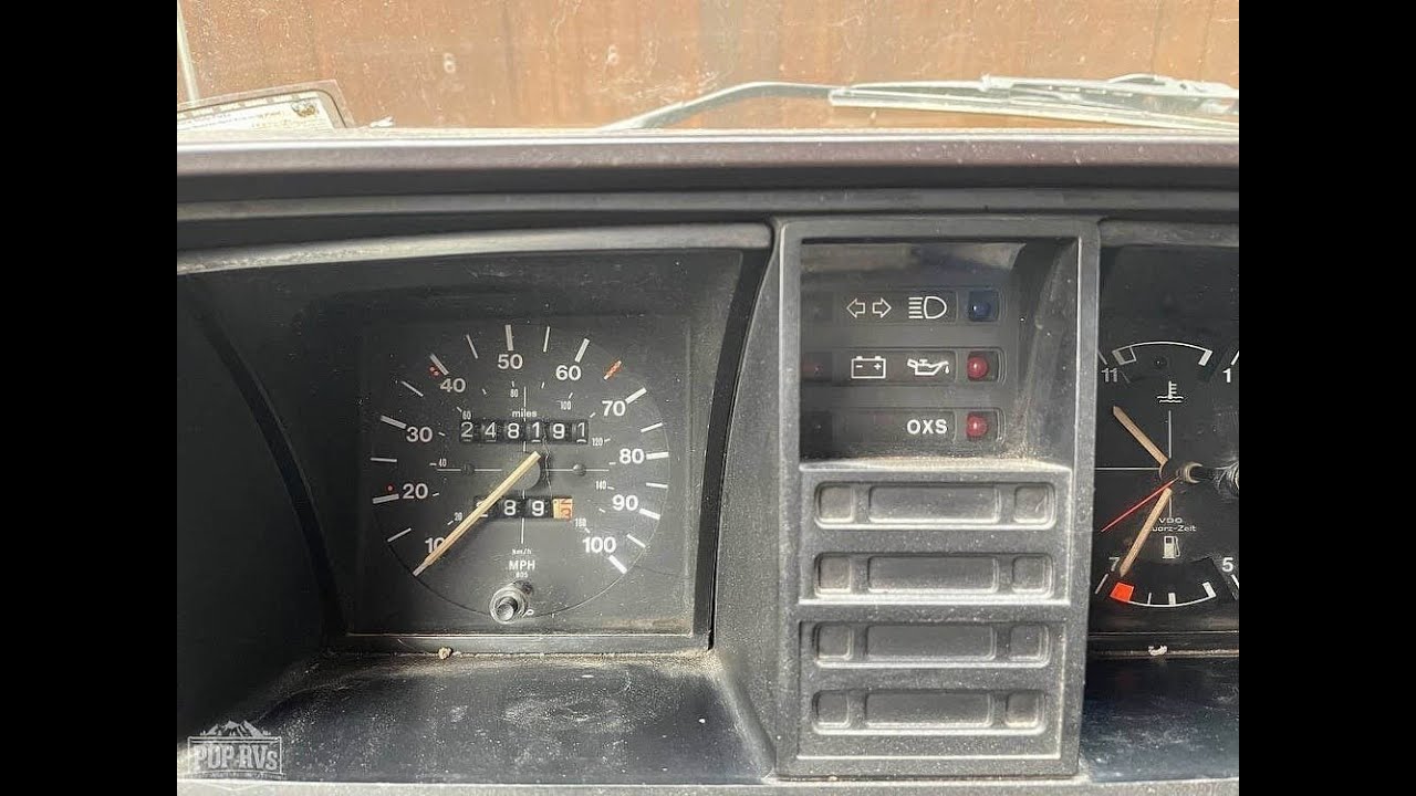 1984 VW Vanagon - Gauge Cluster Cover Removal - Getting into the Dashboard