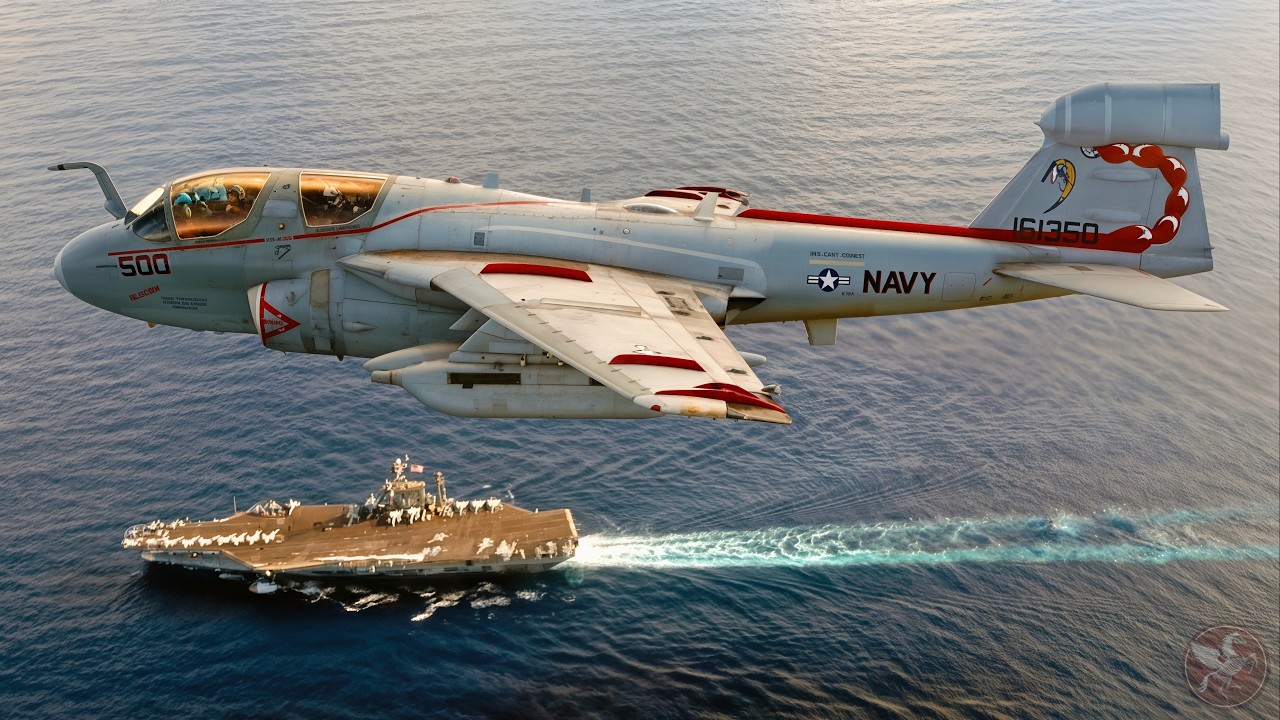 The unsung hero of naval aviation: The EA-6B Prowler.