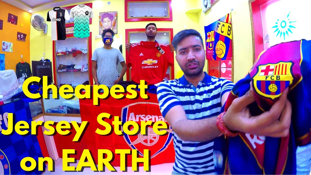 Cheapest Jersey Store on Earth | Retro Football Jerseys in Jaipur | Best Market of Football T-shirts