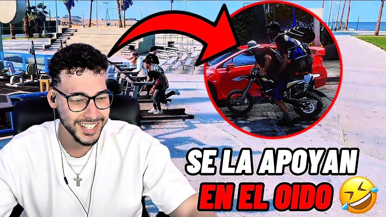 Se la Apoyan En el oído Mientras va en Moto🤣😂 Momentos divertidos De Creativos RP 