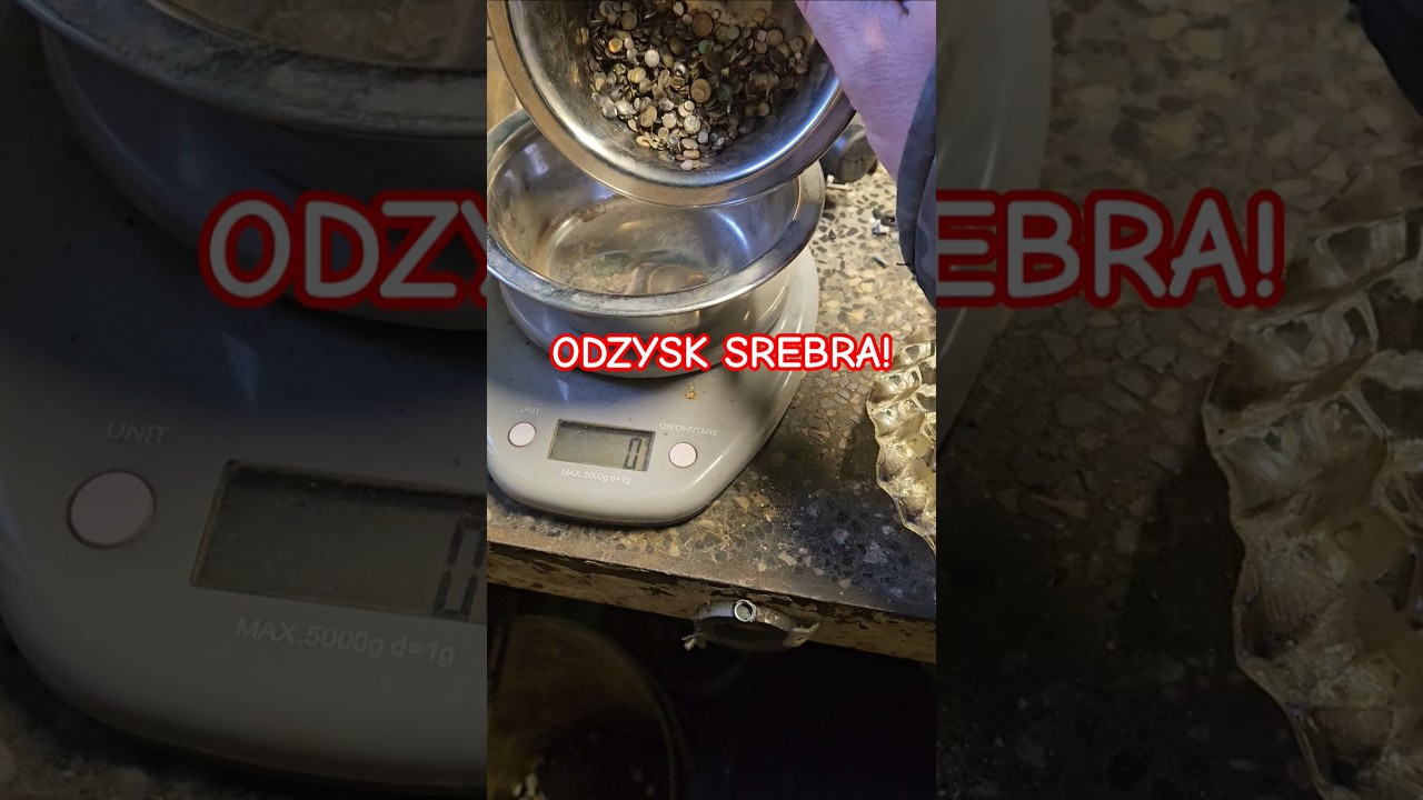 odzysk srebra technicznego #odzysk #recykling