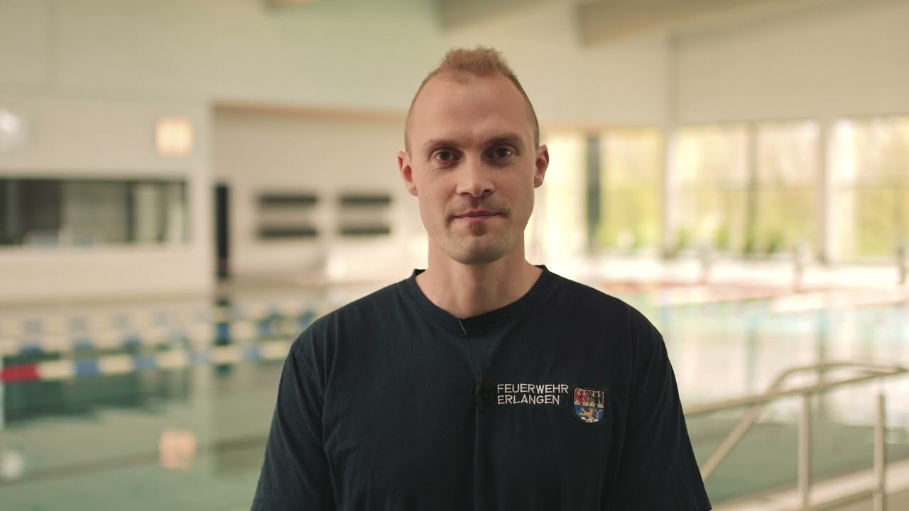 Sportlicher Einstellungstest - 200-Meter-Schwimmen