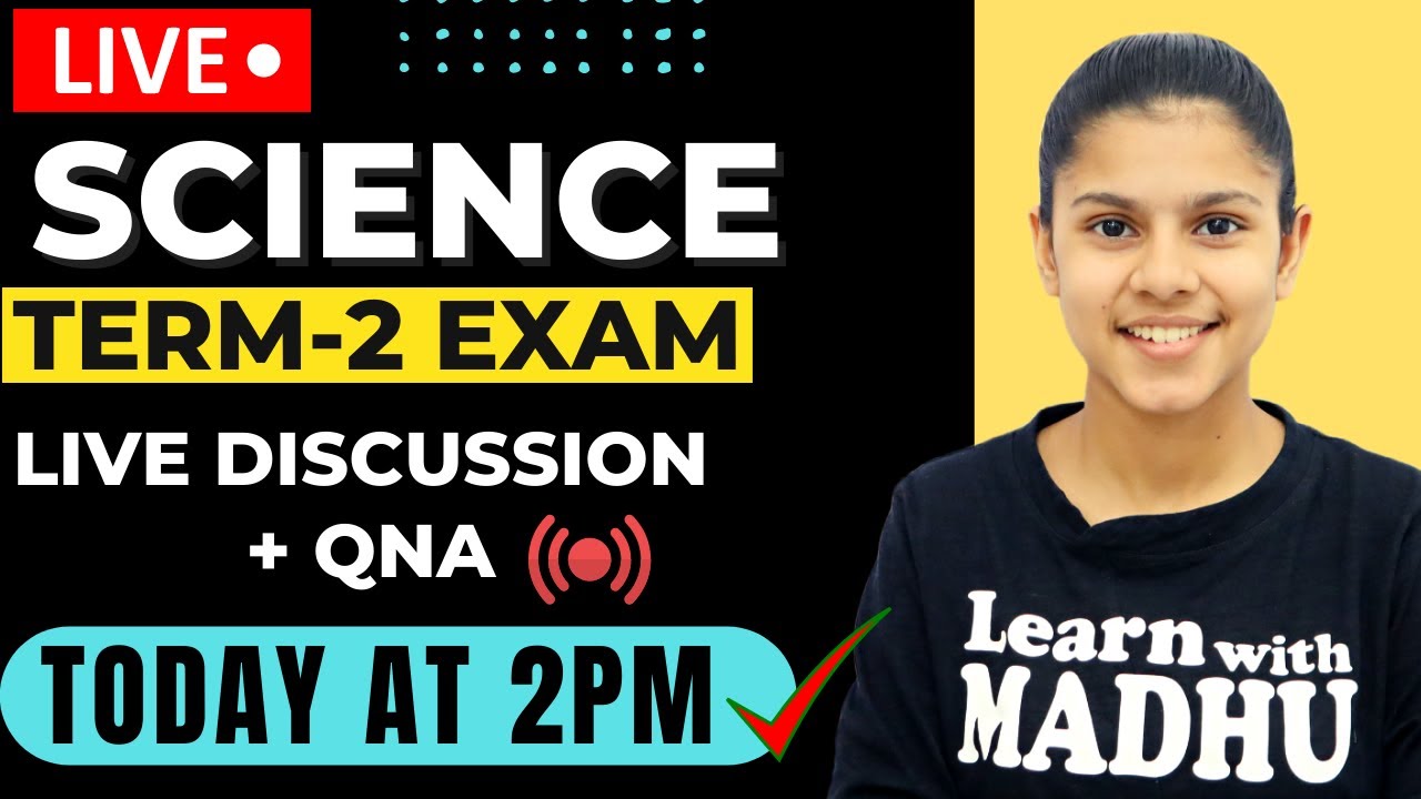 CLASS 10 SCIENCE TERM 2 PAPER LIVE DISCUSSION |  LIVE ⚡ | QNA SESSION | Class 10| LIVE | TERM 2 🔥✅
