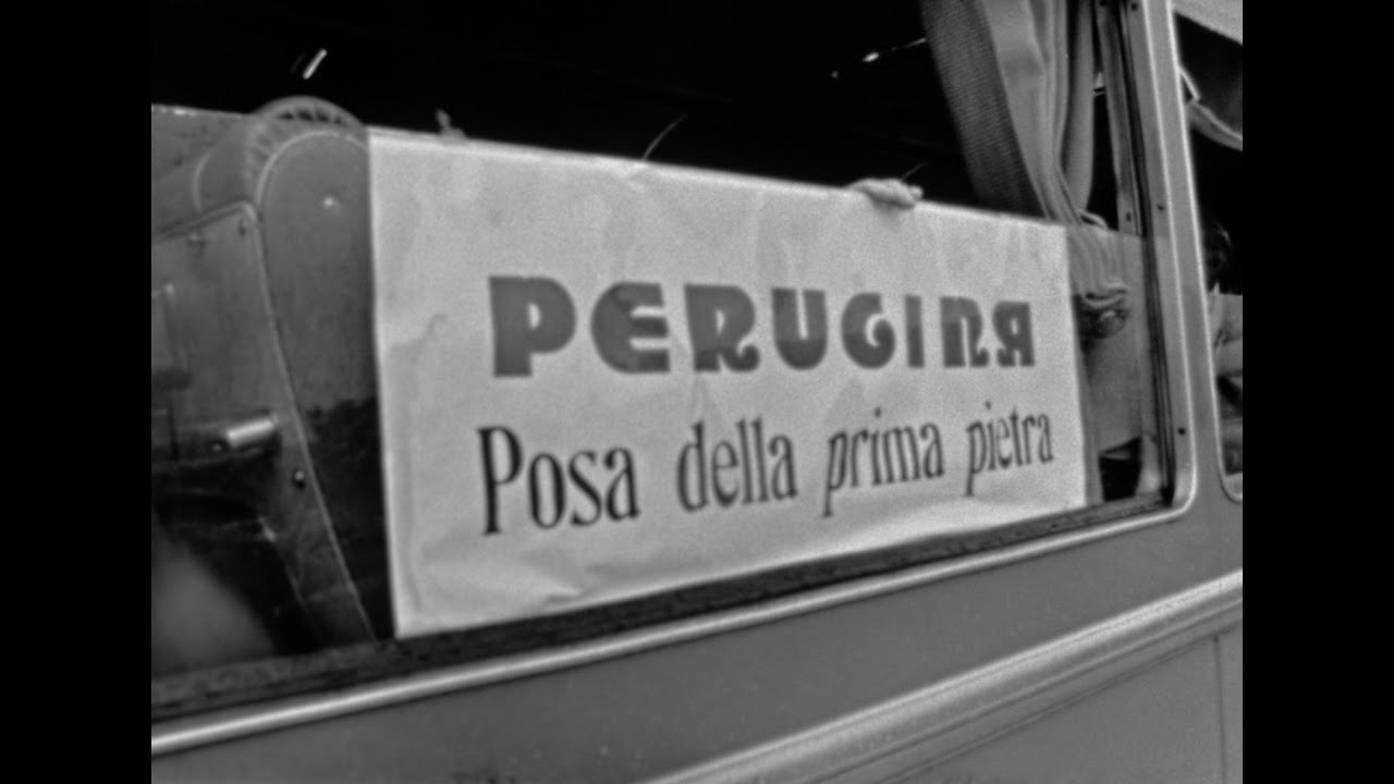 Stabilimento Perugina - San Sisto, PG | Posa Della Prima Pietra (10 giugno 1961)