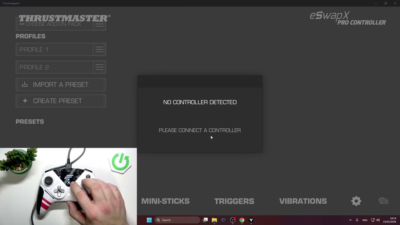 THRUSTMASTER eSwap XR Pro – How to Pair with Thrustmapper X App