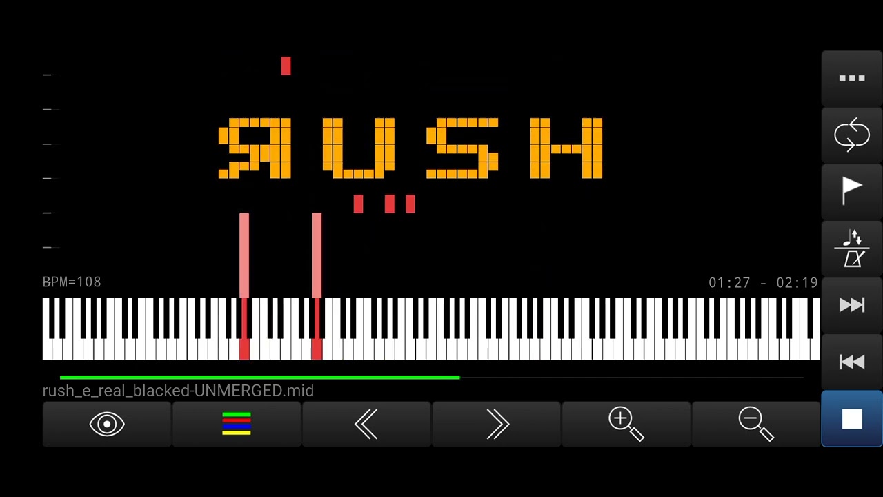 Rush E Reblack 6,789,071 Notes (Black MIDI)