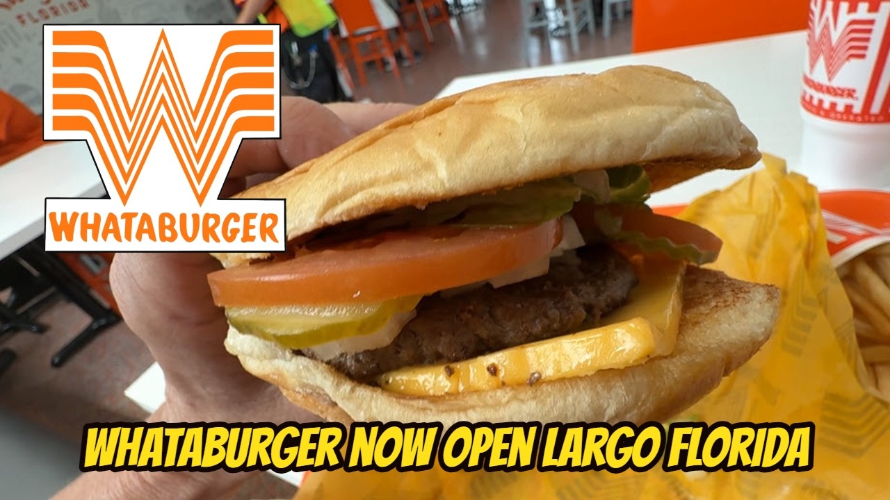 Ресторан Whataburger открылся в Ларго, Флорида.