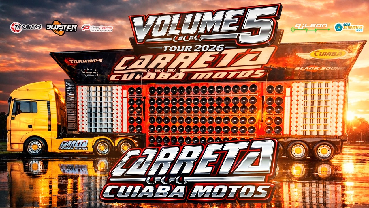 CD CARRETA CUIAB&Aacute; MOTOS VOLUME 5 - DJ LEON CBA