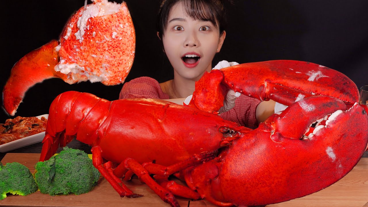 ASMR HUGE  GIANT KING LOBSTER MUKBANG (6.5KG)