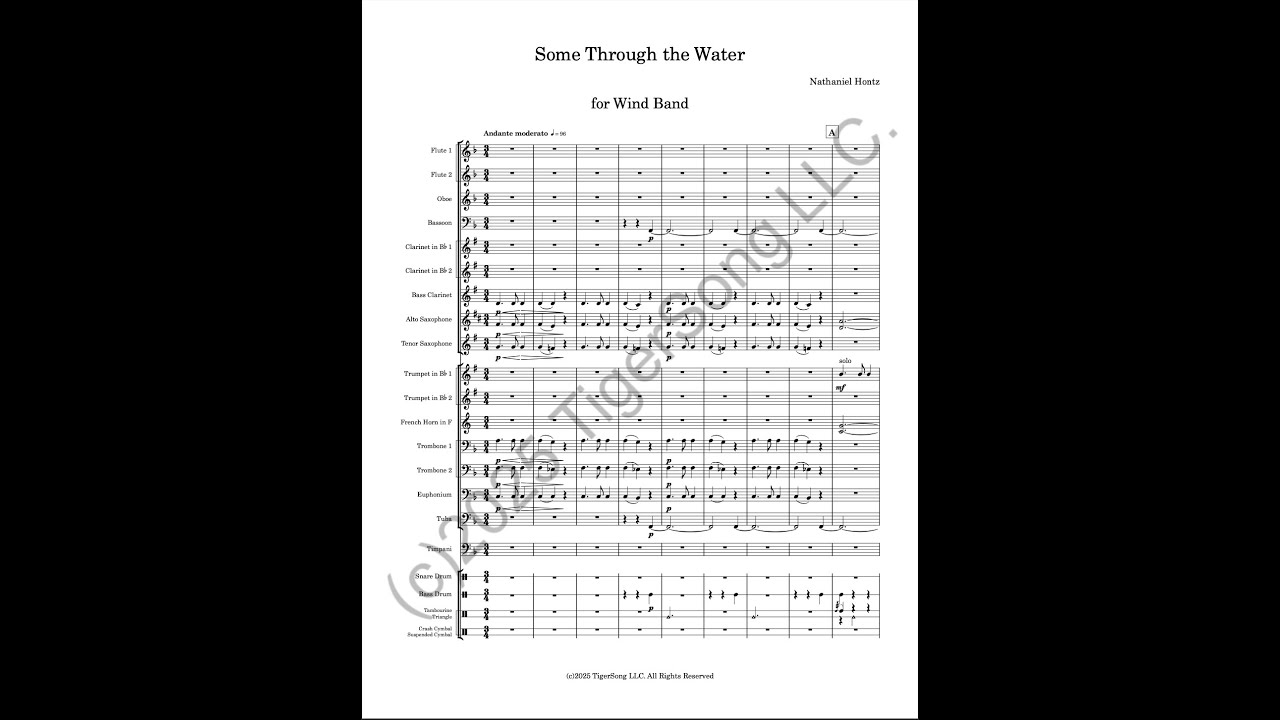 Some Through the Water (for Wind Band)