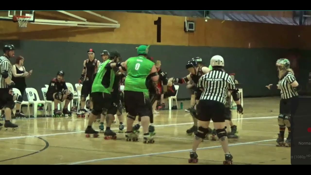 Roller Derby - Effective 2 Wall Defensive Blocking (plus concurrent offence)