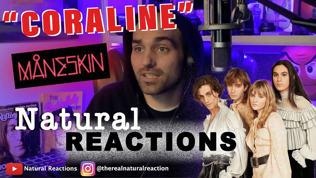 Måneskin - CORALINE (lyrics - SUB ENG) AMERICAN REACTION