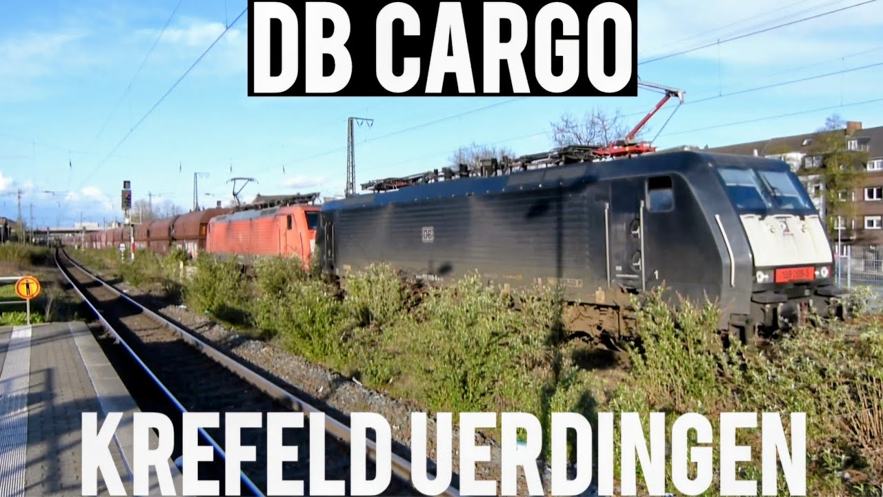 Zugverkehr In Krefeld Uerdingen | DB Cargo BR 189 & RheinCargo BR 193 & DuisportRail BR 203 uvm