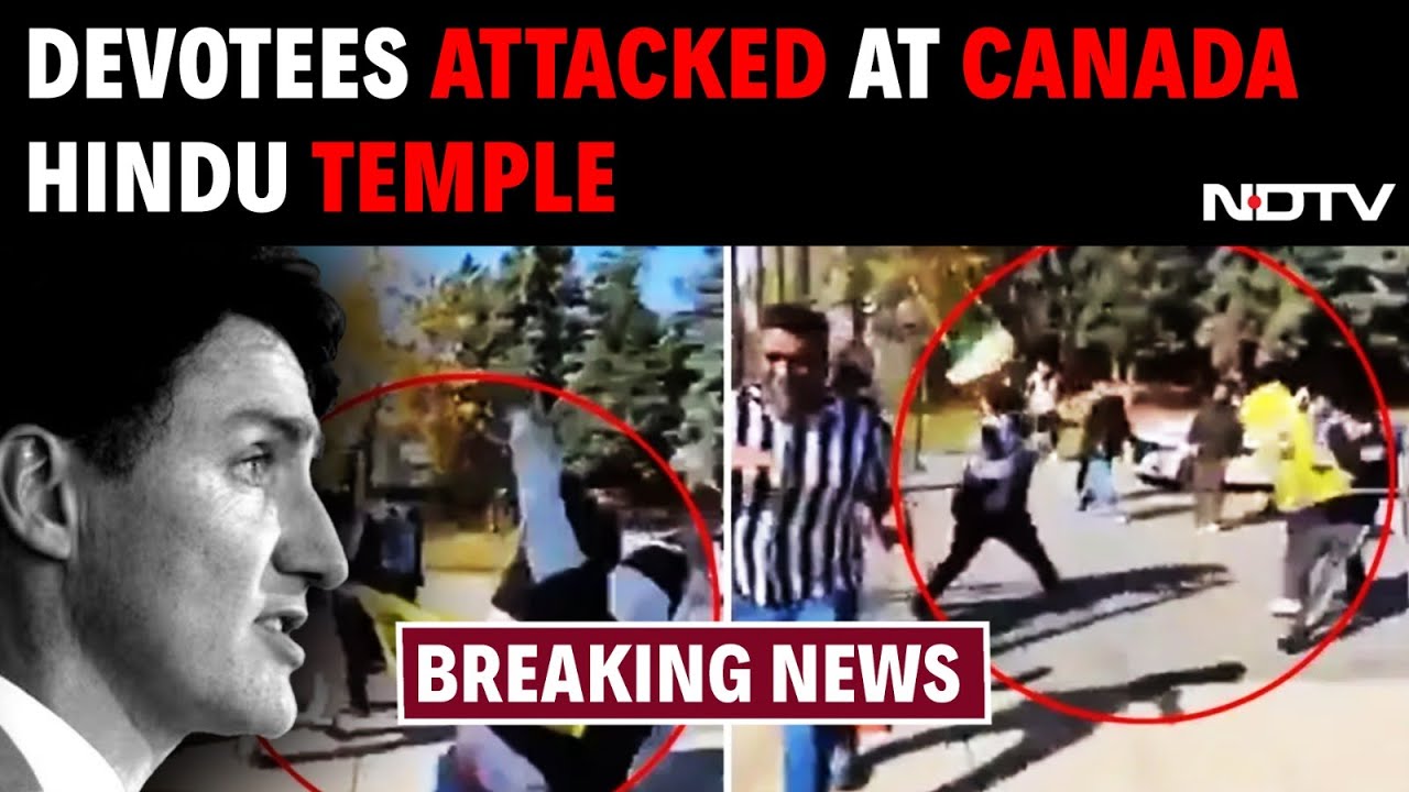 Canada Hindu Temple Attacked | Canada News | Khalistan | Canada News Live | India Canada Relations