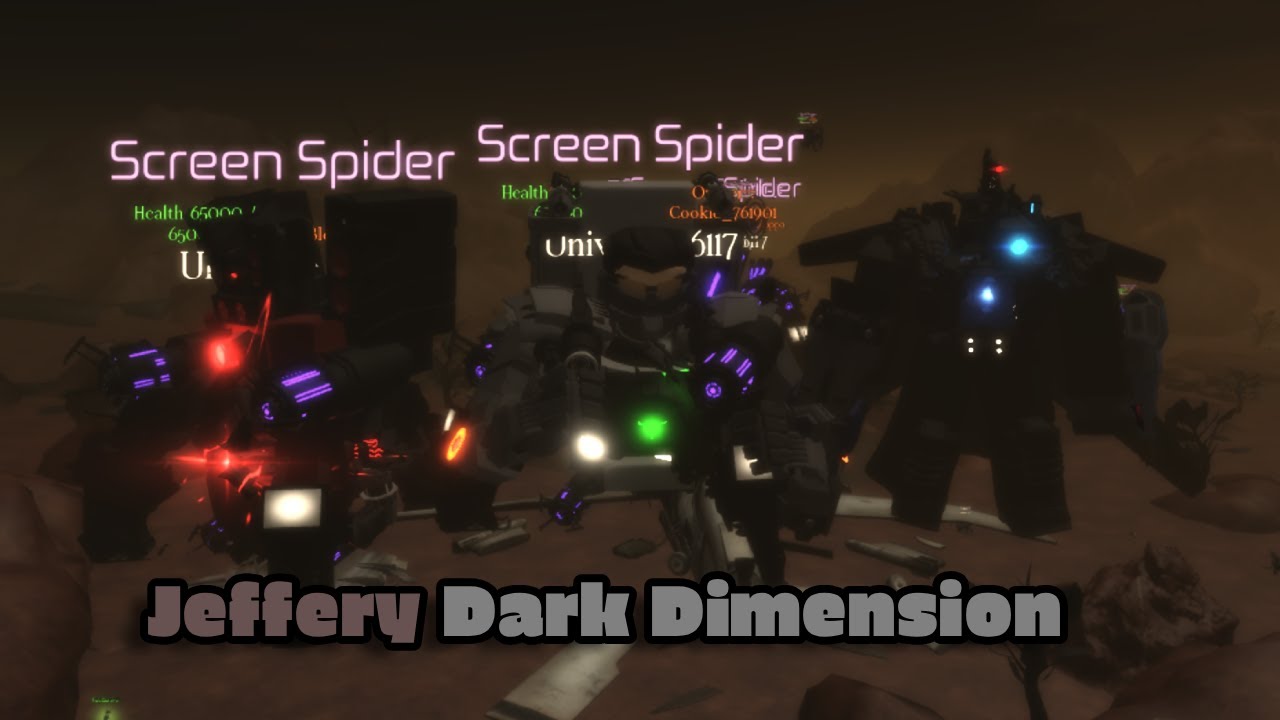 We Titans vs Jeffery Dark Dimension [Toilet Collapsed Universe]