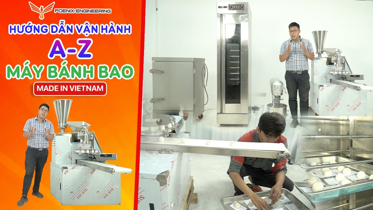 Hướng dẫn vận hành chi tiết Máy Làm Bánh Bao Mới Nhất| Máy Làm Bánh Bao Giá Cực Shock| 0789869756