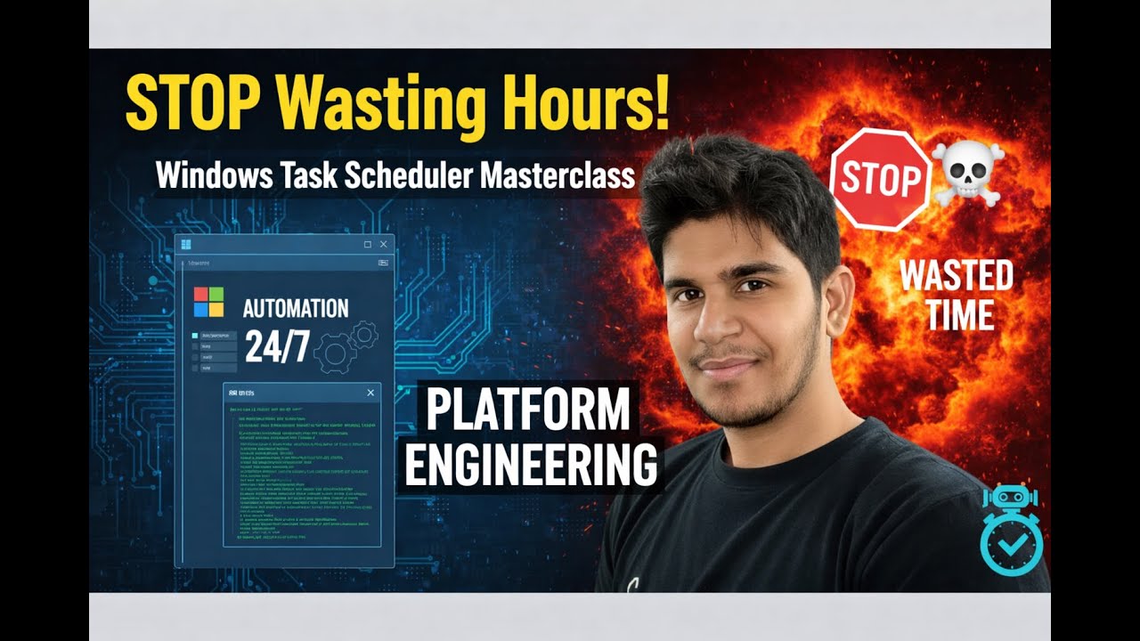 STOP Wasting Time! 🛑 Windows Task Scheduler Masterclass (Automation 2026)task scheduler